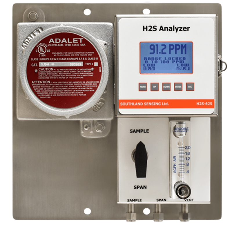 H2S-625 Hazardous Area Online Process Hydrogen Sulfide Analyzer